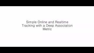 Simple Online and Realtime Tracking with a Deep Association Metric