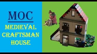 Modular medieval craftsman house - MOC