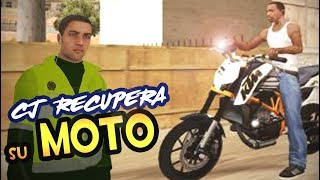 CJ Recupera su Moto Nueva en Colombia | GTA SAN ANDREAS LOQUENDO