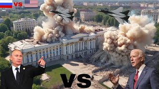 30 Seconds ago!! US embassy in Kiev Ukraine bombarded by Russian Yak-130, Arma3