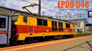 #EP09-046 & IC " Heweliusz " w Bydgoszczy Głównej / in Bydgoszcz Glowna HD #PKPIntercity #IC