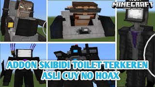 Minecraft addon skibidi toilet terbaru,bagus banget guys - Minecraft