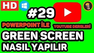 GREEN SCREEN YAPIMI (YEŞİL EKRAN) NASIL YAPILIR GREEN SCREEN VİDEO ŞABLONU HAZIRLAMA #29