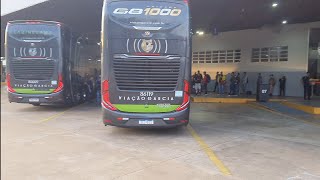 EXCLUSIVO: MARCOPOLO G8 1000 DA VIAÇÃO GARCIA NOVA FROTA MOVIMENTAÇÃO NA RODOVIÁRIA DE MARINGÁ/PR