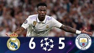 Real Madrid 6 x 5 Manchester City ● Melhores Momentos ● Semi Final Liga dos Campeões UEFA 2022