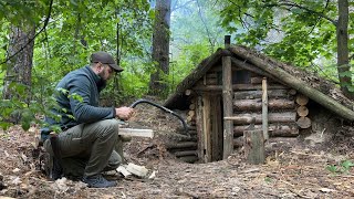 ЗЕМЛЯНКА В ЛЕСУ / ПРЯЧУСЬ ОТ ГРОЗЫ В ЗЕМЛЯНКЕ / ГОТОВЛЮ НА ПЕЧКЕ