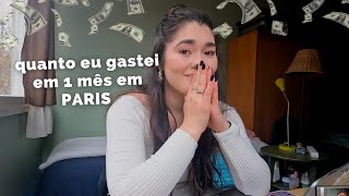 custo de vida em paris - quanto eu gastei em um mês morando aqui | Giulia Paié