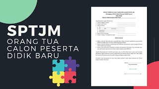 Surat Pernyataan Tanggung Jawab Mutlak Orangtua Calon Peserta Didik Baru | SPTJM