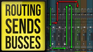 How To Use Cakewalk by Bandlab - Routing, Sends, and Busses