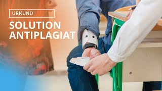 Formation sur l'utilisation de la solution antiplagiat URKUND