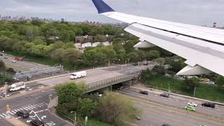 1 hour Beyond calm relaxing music  - Amazing view approach and landing at New York Laguardia airport