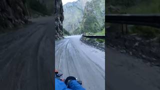 Badrinath Dangerous Road😱|| #shortvideo #trending #viral #like #travel #bike #shorts #badrinath