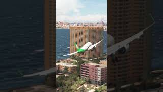 Wonderful EVA AIR Airbus A320 Landing at Mumbai Airport #shorts