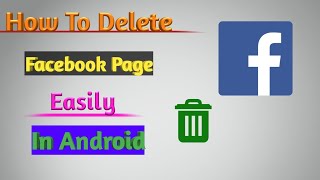 How To Delete Facebook Page In Urdu Hindi