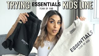 I Tried Fear of God Essentials' KIDS LINE