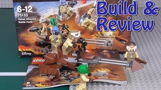 Lego Star Wars: Rebel Alliance Battle Pack 75133 Build & Review