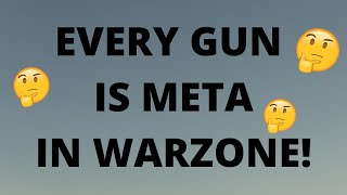 EVERY GUN IS META IN WARZONE NOW!!!