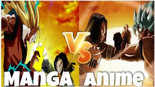 NO LO VAS A CREER TODO LO QUE CAMBIO Dragon ball Super Manga VS Anime