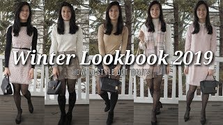 How to Style Dot Tights | Winter Lookbook 2019