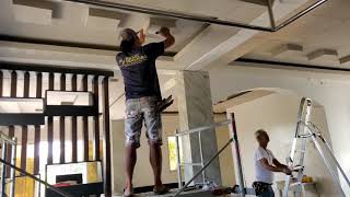 Installing Ceiling Led Lights | nag pakabit ako ng ilaw sa mga Kisame | Pin Lights | electrician