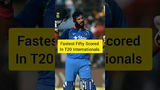 Fastest Fifty Scored in T20 World Cup 🏆#cricket #short #shorts