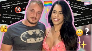 O Que os Amigos acham Dele Namorar Uma TRAVESTI? - RESPONDENDO PERGUNTAS Em CASAL 🏳️‍🌈