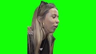 Hawk Tuah Girl green screen