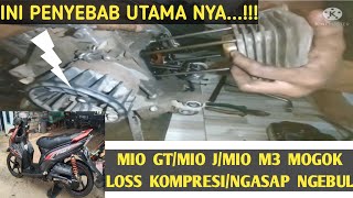 MIO GT/MIO J/MIO M3 MogokLoss Kompresii / Bongkar Full Mesin