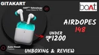 boAt Airdopes 148 UNBOXING & Review - New Launch 🔥Only 1299 | #boat #boatheadphones #boatearphones