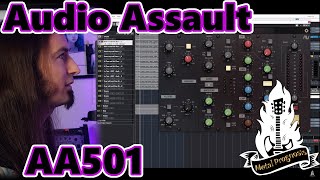 AA501 Channel Strip! Audio Assault. Raw Acoustic Drums stress test!