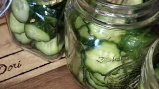 Refrigerator Pickles Keto Style