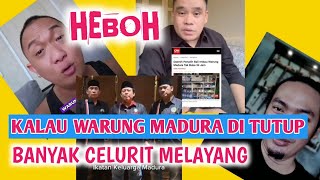 HEBOH‼️WARUNG MADURA JADI TERSANGKA||INDOMARET BERIKAN USULAN❌