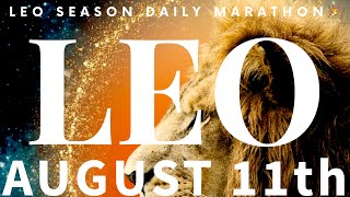 LEO- The Signs Are SPEAKING! A MANIFESTATION IS COMING, LEO!☀️- August 11th Daily Tarot Reading 2024