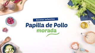 Cómo hacer Papilla de pollo morada fácilmente en casa