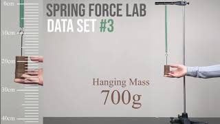 Spring Force Lab (Data Set #3)