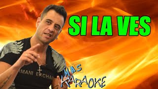 😎 SI LA VES 🟢 Sabroso 🎤 MAS KARAOKE #cuarteto