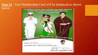 AIADMK Apply Online Membership Card Tamil Nadu - All India Anna Dravida Munnetra Kazhagam