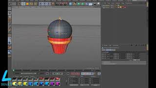 Cinema 4D tutorial Quickly create a pot with a flower