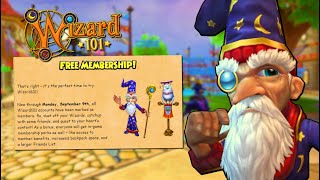 Wizard101 Just Gave EVERYBODY FREE Membership For Their BIRTHDAY!