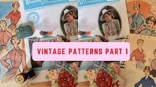 Vintage Sewing Patterns Part 1