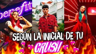 ¡Tu CANCIÓN DE YOUTUBER según la INICIAL del NOMBRE de tu CRUSH! ❤