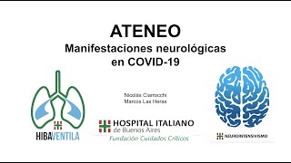 Ateneo: Manifestaciones neurológicas en COVID-19