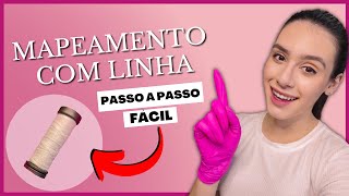 Mapeamento de Sobrancelha com Linha. Como Fazer a Marcação das Sobrancelhas Passo a Passo.