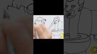 Skibidi Toilet Laser vs New CAMERA MAN / Coloring Pages / How to Color skibidi / #skibiditoilet