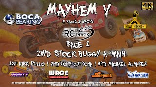 MAYHEM V Race1 | A-Main | 2WD Stock Buggy | January 29, 2023