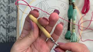 Starting your Punch Needle Embroidery