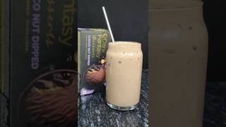 DARK FANTASY CHOCO NUT DIP MILK SHAKE ASMR MAKING || #shorts #food