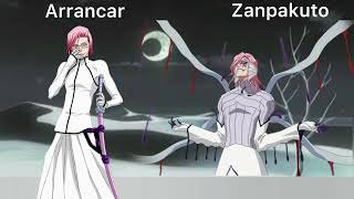 Bleach Arrancar All Zanpakuto True Form