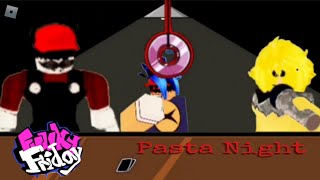 Pasta Night recreated|Funky friday Fanmade Gameplay