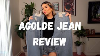 AGOLDE DENIM REVIEW | TRY ON | PETITE CURVY BODY